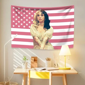 Melanie Martinezs Bandeira USA Tapestry, Popsängerin, Heimdekoration, Hang, Schlafsaal, Partykonzertbanner 12 Hauptverkaufskette Melanie Martinez - №8