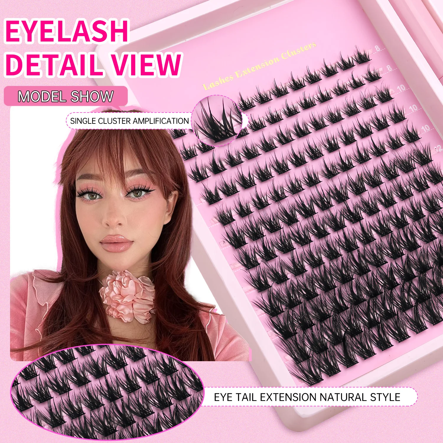 Veltrinay DIY Lash Extension Kit Natural Volume Includes Eyelash Tweezers Bonding Glue For Salon-Quality Results at Home Makeup