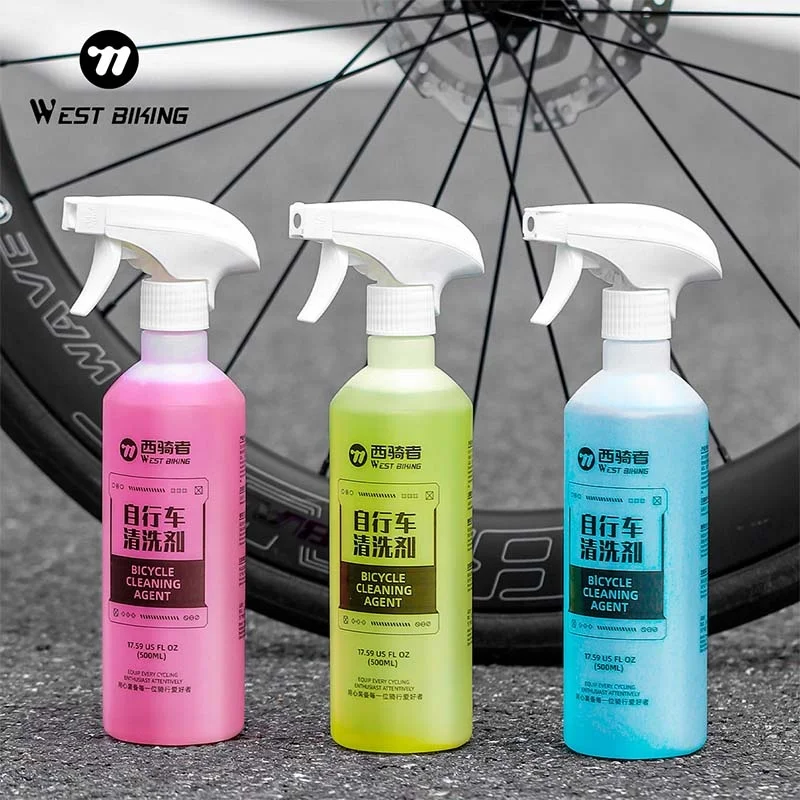 

WEST BIKING Bicycle Cleaning Kit Flywheel Chain Cleaner Bike Maintenance Tools Foam Spray Mode Bike Frame Body Oil Cleaning Tool