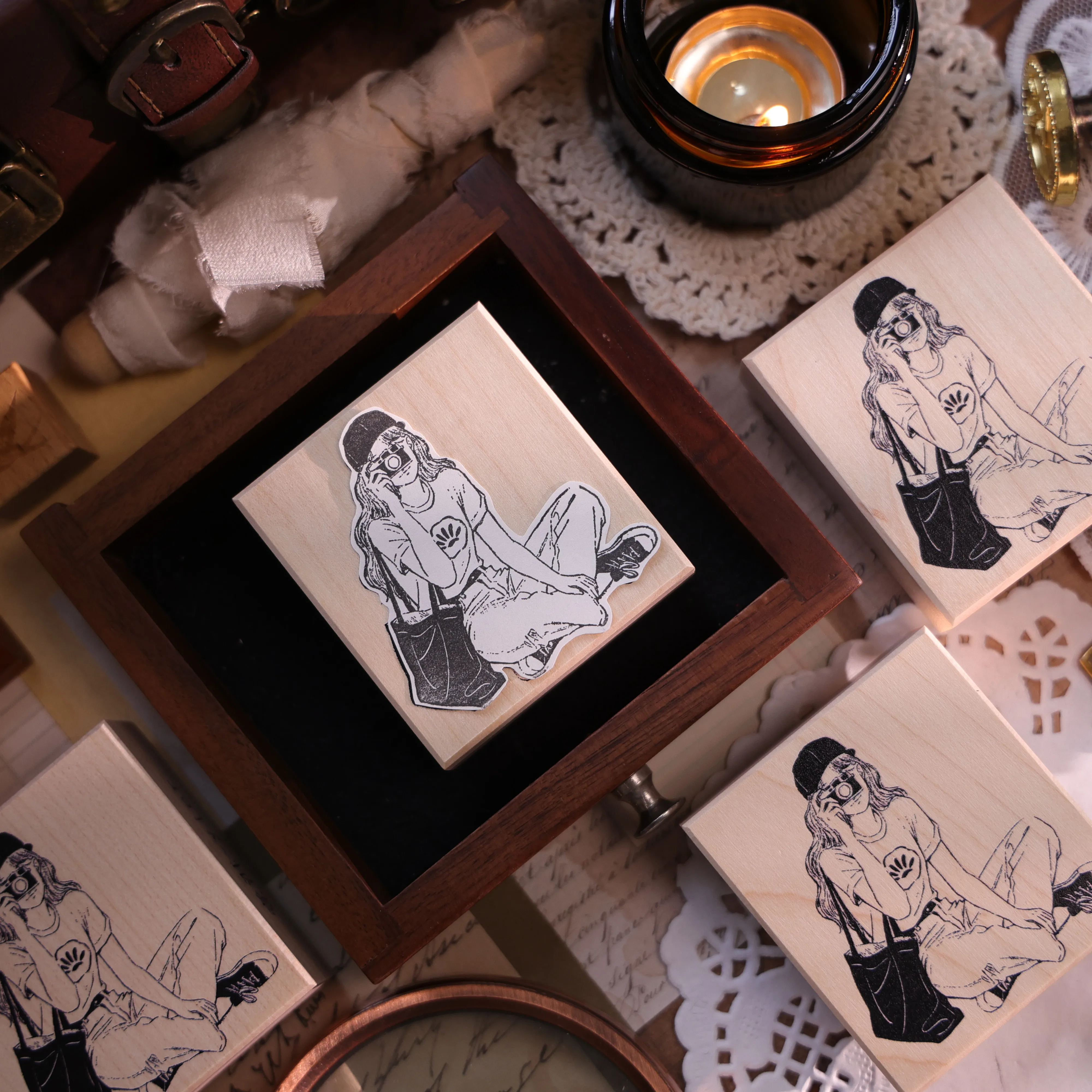 YiEr Studio Sello de Goma de M - Vintage Collectible Stamps reseña y precio