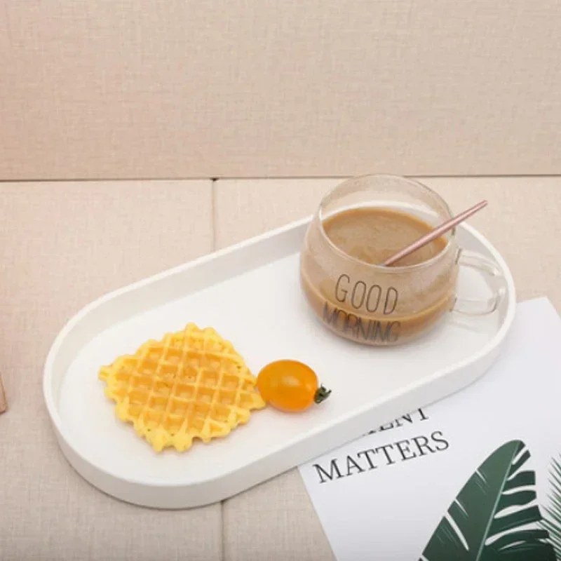 

Длинная овальная тарелка для хранения, ювелирное украшение, входное хранилище в гостиную, украшение для отеля, украшение для дома, свет, роскошь