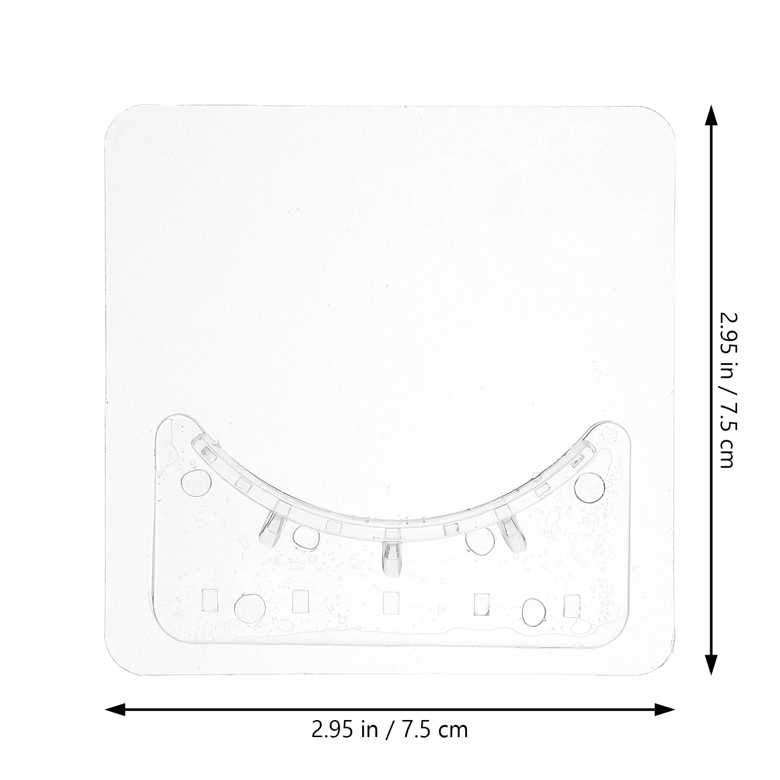 

Shower Curtain Rod Bracket Holder Adhesive No Drill Wall Mount Sticky Curtain Rod Brackets For Bathroom Towel Bar Pole