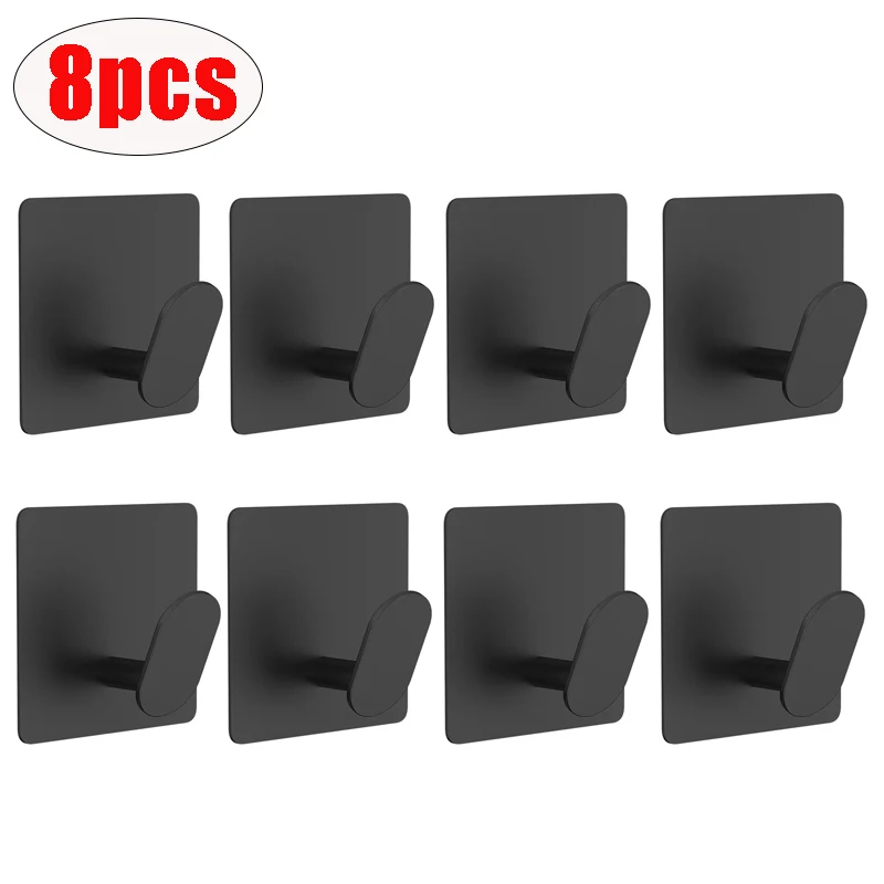 4/1 stücke Edelstahl Bad Robe Haken Klebstoff Wand Haken Handtuch halter Bad Küche Hardware Mehrzweck Aufhänger Haken