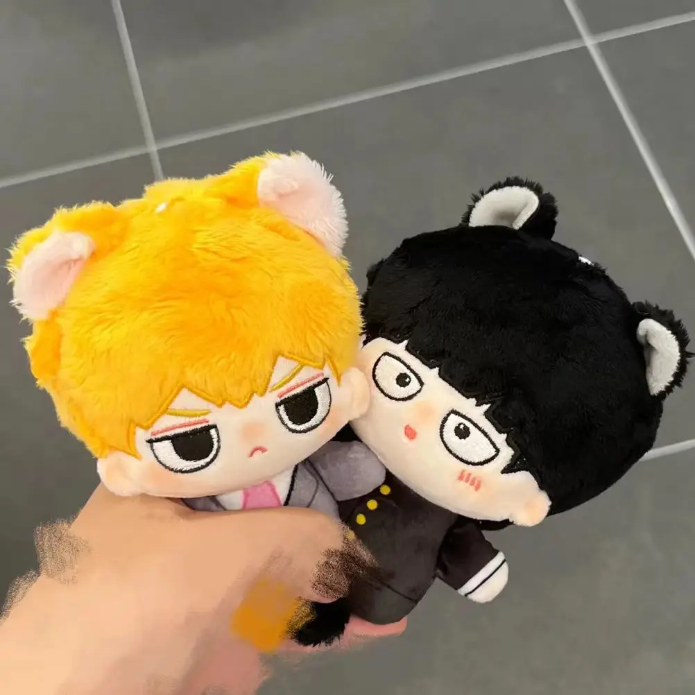 

Reigen Arataka Shigeo Kageyama Cosplay 10cm Anime Plush Doll Key Chain Printed Body Pendant Plush Keychain Birthday Gift