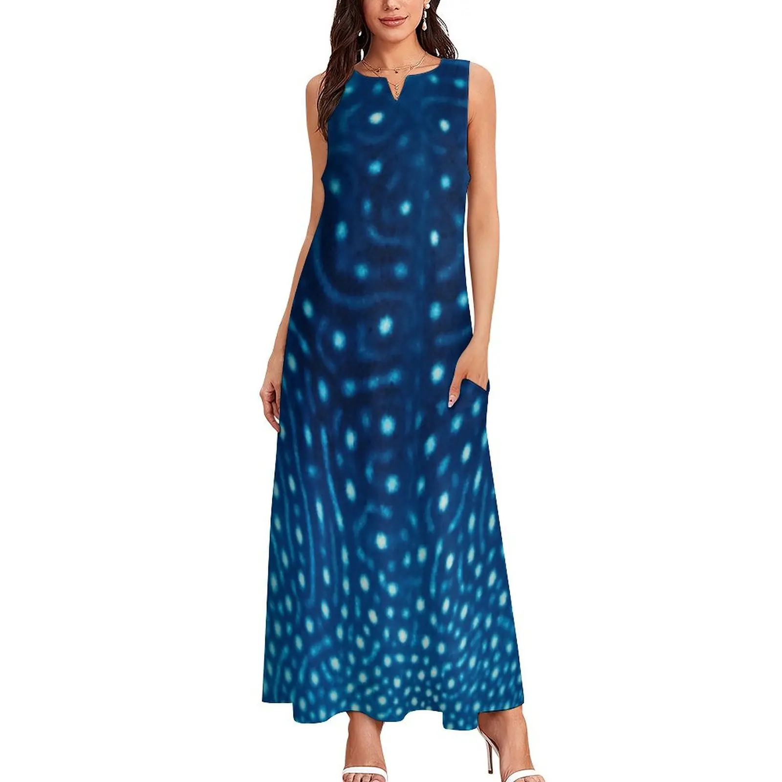 Whale Shark Pattern Long Dress dress for women 2025 Women's summer skirt Dress