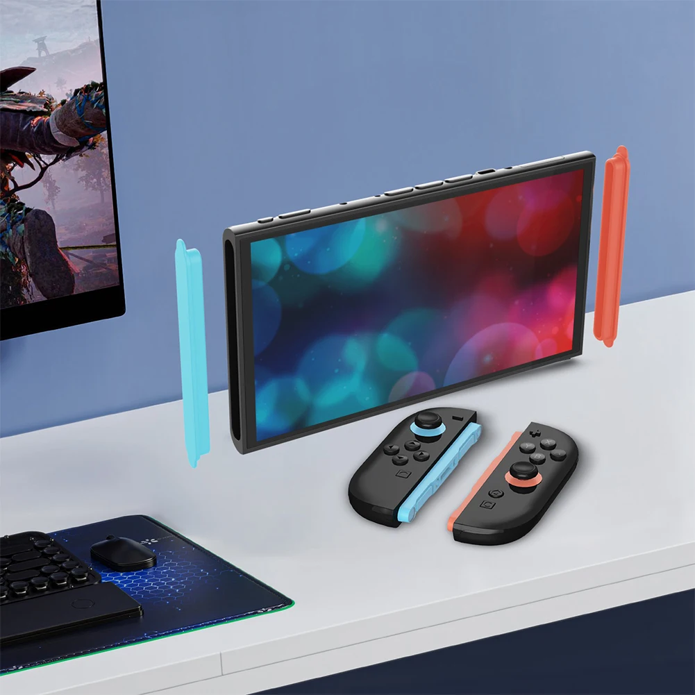 2 قطعة شرائط الديكور استبدال الغبار حزمة سيليكون الغبار التوصيل لنينتندو للتبديل 2 لعبة التبعي