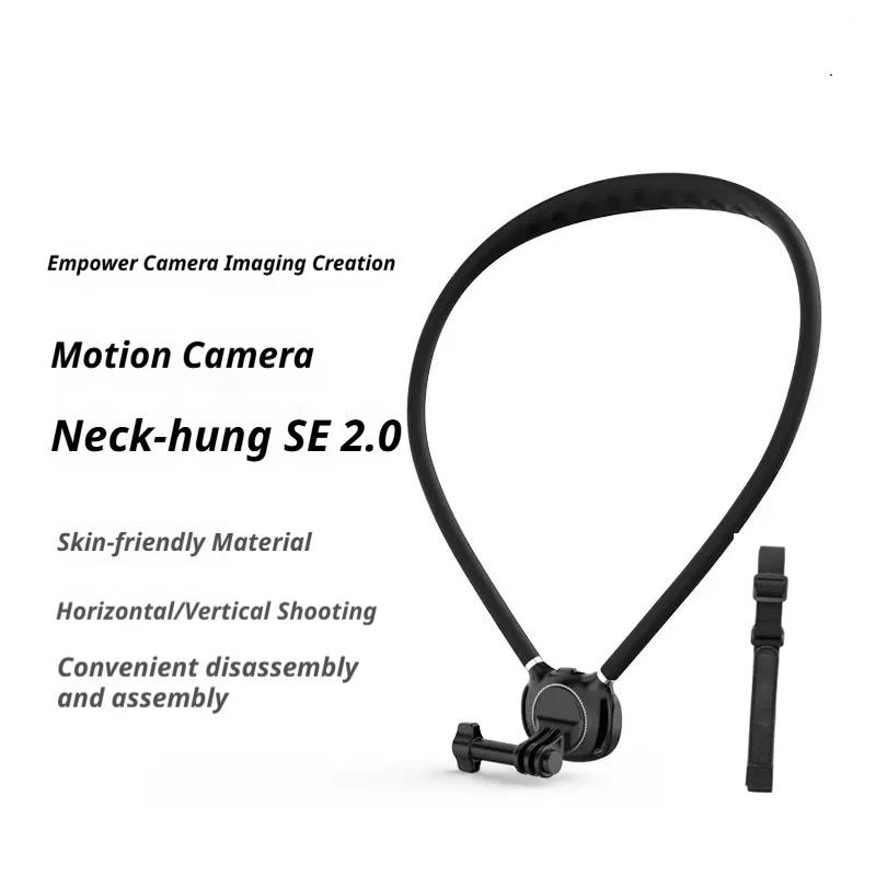 New Updated SE 2.0 Magnetic Neck Mount for Pocket 4/3/gopro/Chest Mount POV/Vlog Video Selfie Stand Hand Free Neck Holder