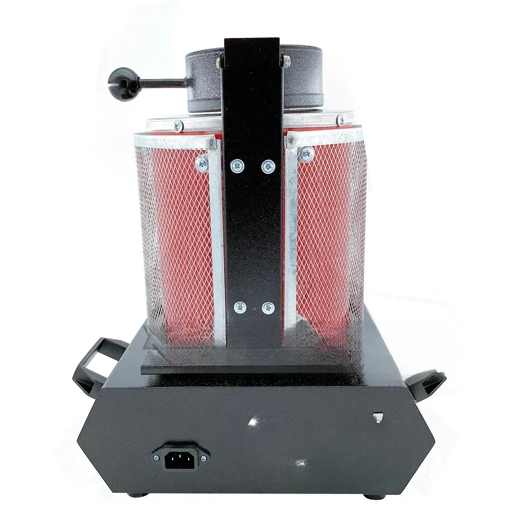 Mini forno Forno di fusione dell'oro per rottami di ferro da 3 kg