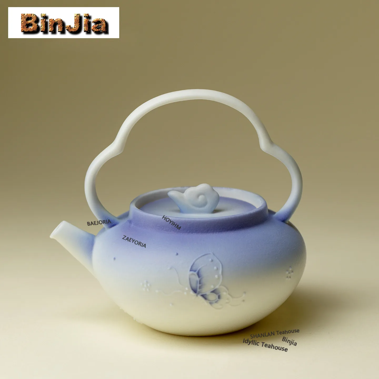 

150ml Mist Of The Tides Butterfly Teapot Zen Tea Infuser Pot Household Tea Making Kettle With Filter Green Tea Cafes Collection