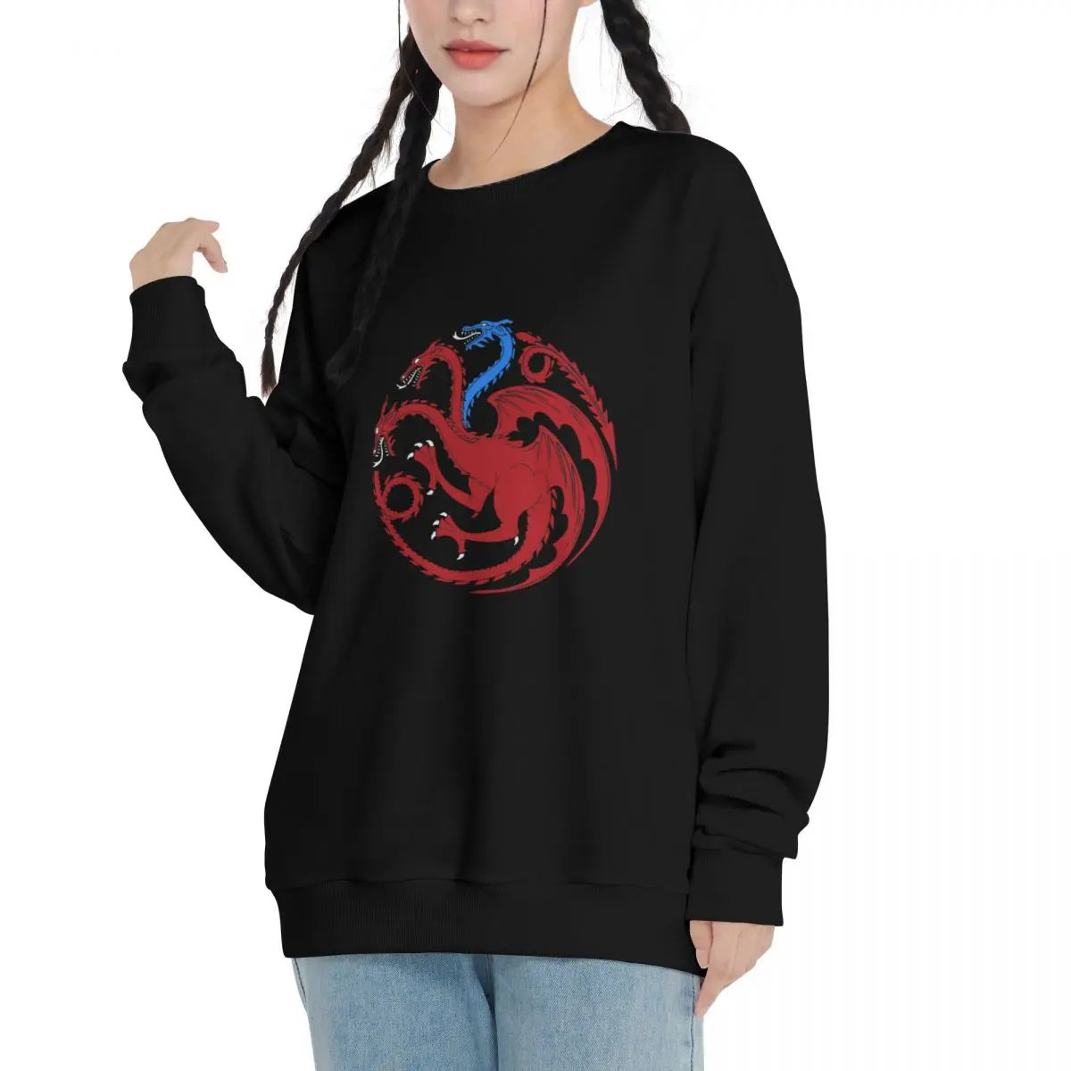 New Design House Targaryen Casual Sweatshirts Men Women Cotton Basic Hoodies Pullover Hiphop