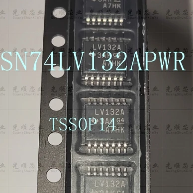 5pcs  SN74LV132APWR   LC132A  TSSOP14