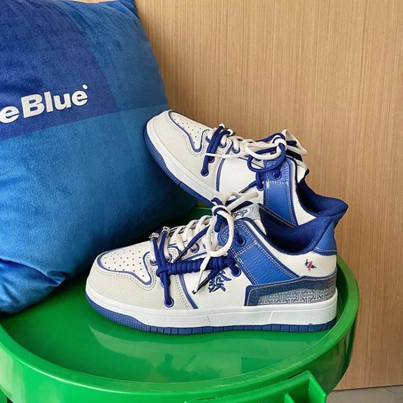 New China-Chic Original Board Shoes Women Mahjong Wealth Breathable Color Matching Versatile Women's Casual Shoes Fashion