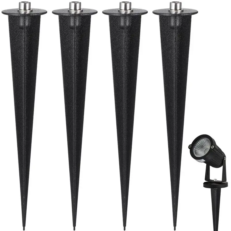 8pcs Ground Light Replacement Outdoor Ground Stakess Stakes Outdoor Tree Light Garden -In Floodlight Bracket Ground -In Pole