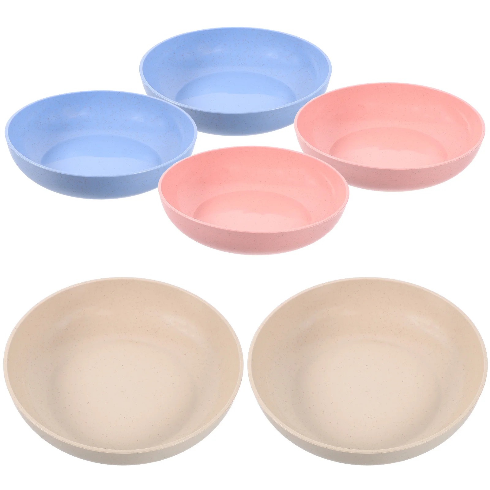 

6Pcs Cat Feeding Plates Shallow Bowls for Small Cats Indoor Feeding Dish Water Feeder Plastic Pet Bowls Easy Clean