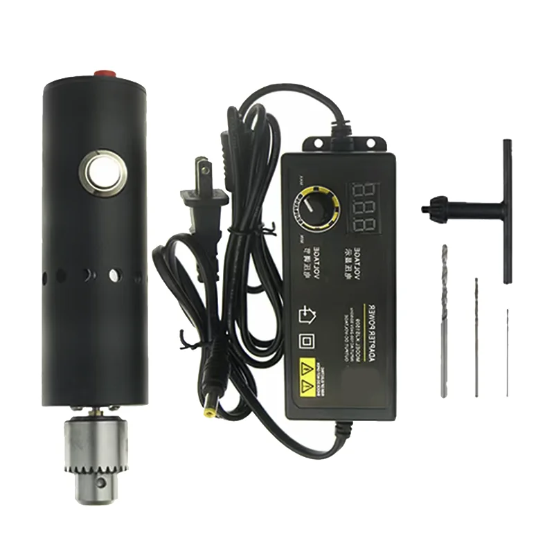 

Мини-электрическая дрель, шлифовальный станок, набор вращающихся инструментов с переменной скоростью и самоблокирующимся переключателем, охлаждающие отверстия для шлифования и резки