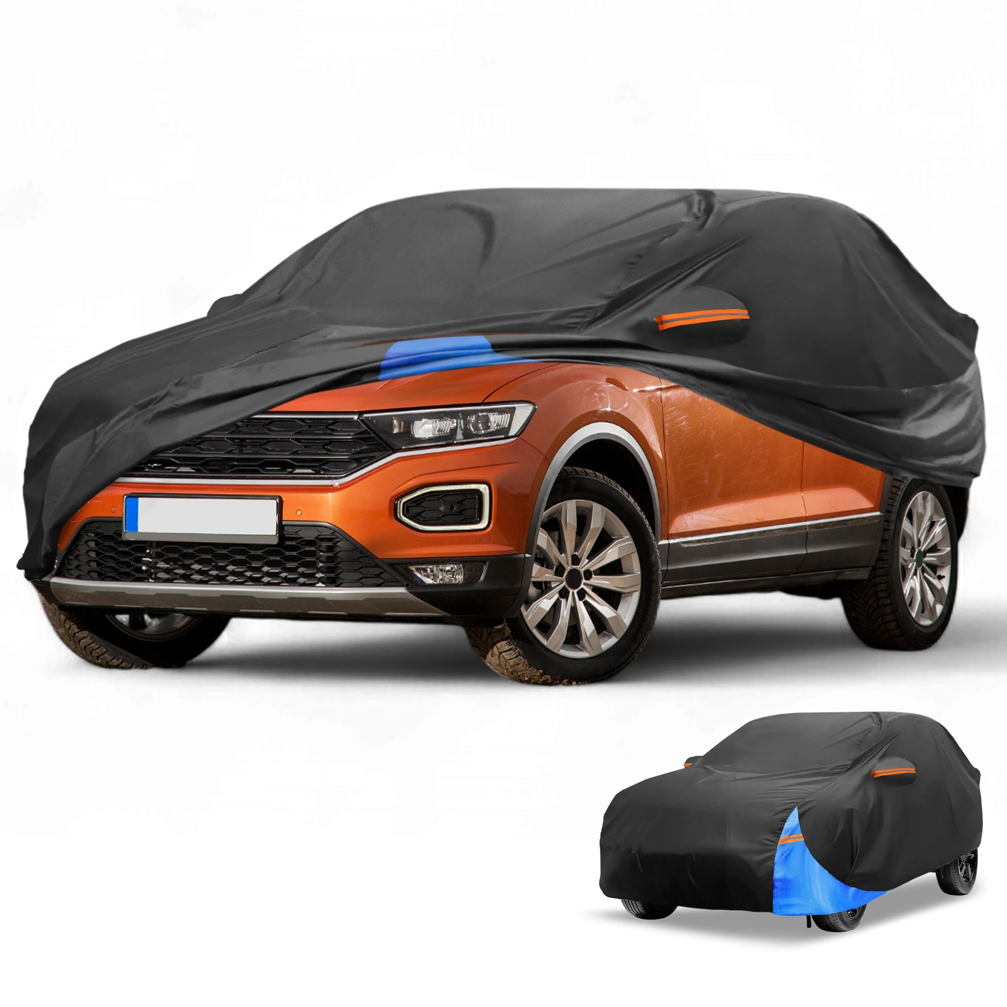 

Автомобильный чехол Motoforti, водонепроницаемый, всепогодный для Audi A3 Hatchback 2013-2024, черный 210D-PU