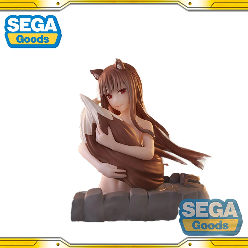 

В наличии оригинальная SEGA Spice And Wolf Hot Spring Holo ПВХ аниме фигурка модель игрушки коллекционные подарки