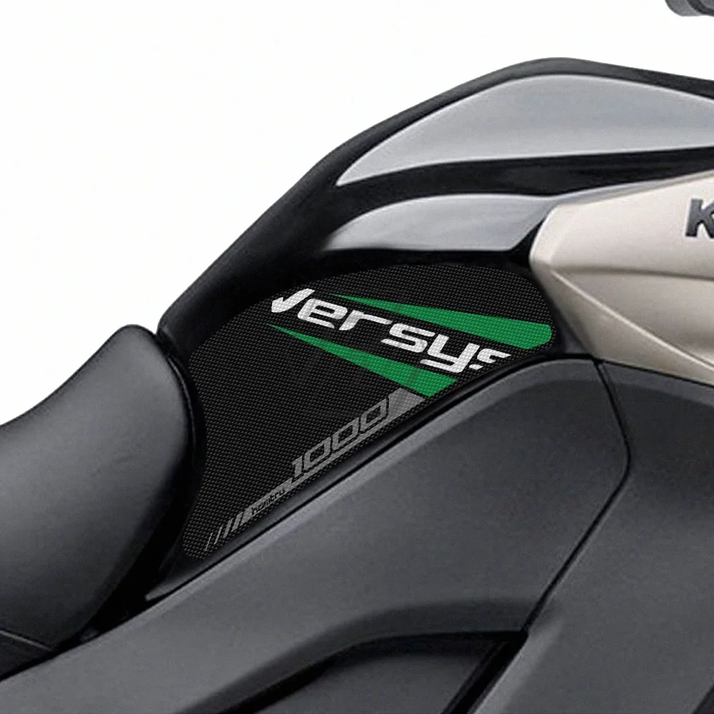 

Motorcycle Side Tank Pad Protection Knee Grip Anti-slip for Kawasaki VERSYS 1000 2016-2022 Fuel tank sticker