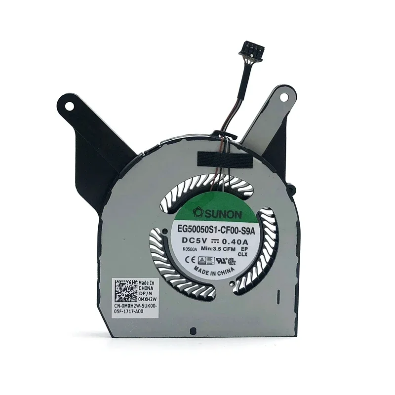 Novo ventilador de refrigeração original para cpu de laptop para dell latitude 5400 p98g radiador 0mxh2w EG50050S1-CF00-S9A fl39 uma