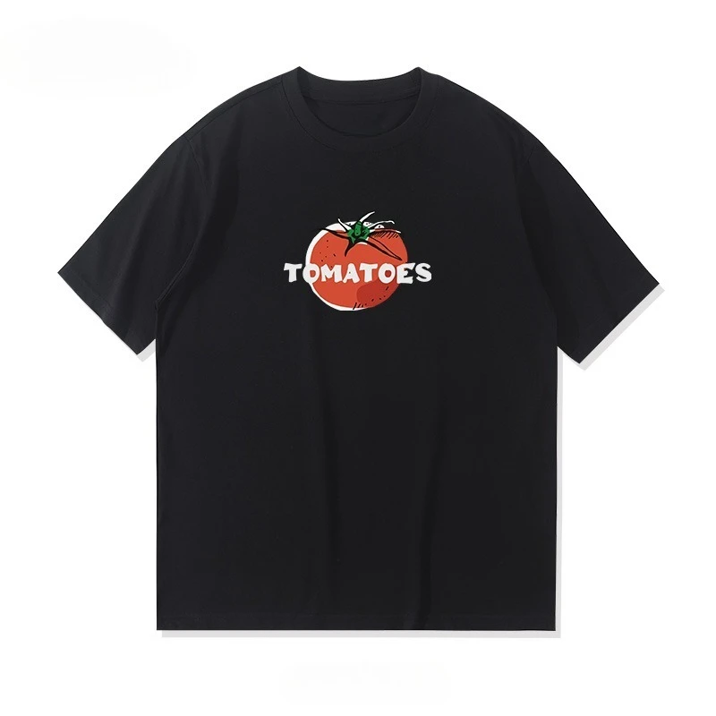 

Новая креативная футболка с томатным принтом на лето 2025 года — это свободная модная и с короткими рукавами, подходящая как для мужчин, так и для женщин.