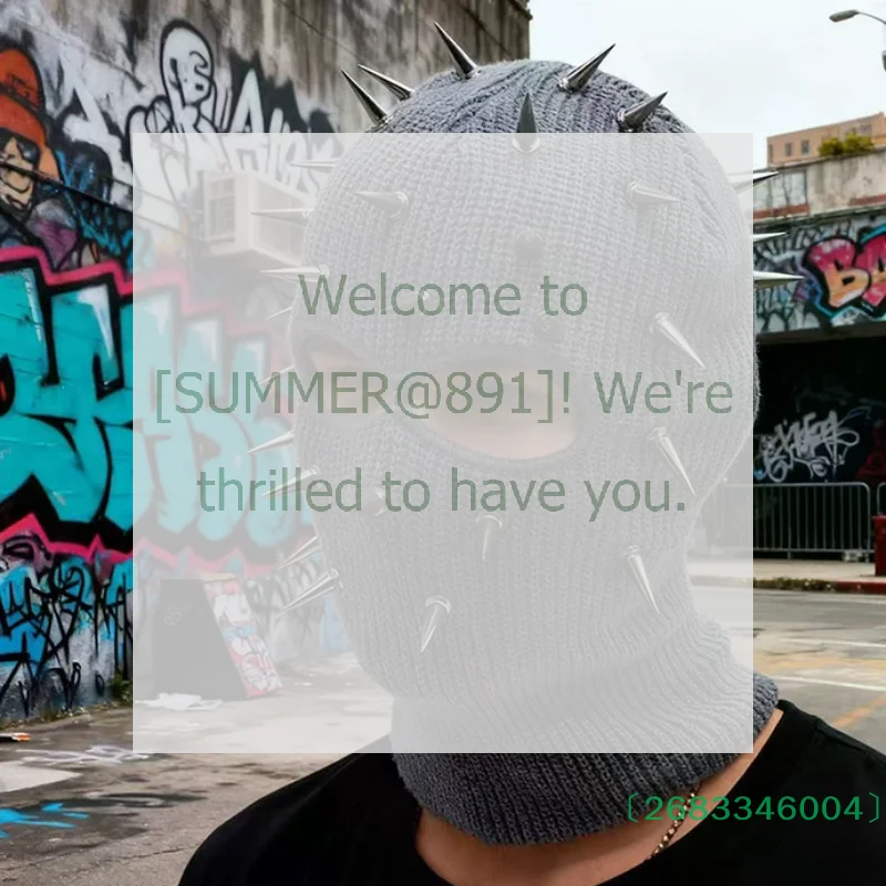 قبعة صغيرة مرصعة بالمعدن على الطراز القوطي الشرير، قبعة جمجمة محبوكة مبتكرة للجنسين لمهرجان الموسيقى والحفلات والهالوين [CC88]