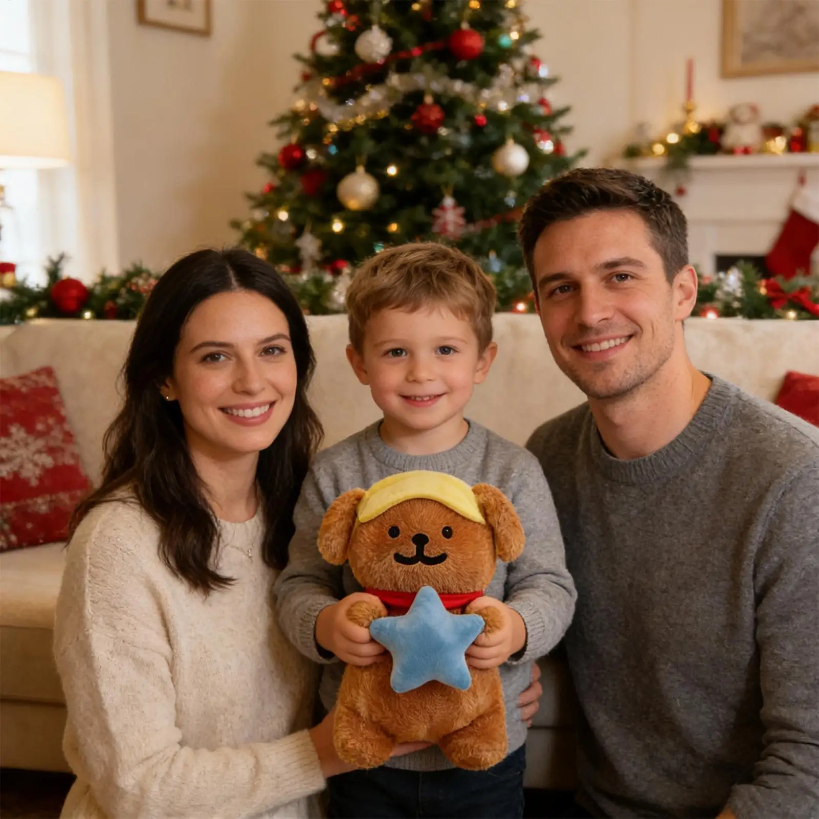 2026 nuovo giocattolo della peluche del pendente della bambola della peluche della stella del cucciolo della linea Good Night 	 Bambola di pezza di cartone animato per regali di Natale di compleanno per bambini