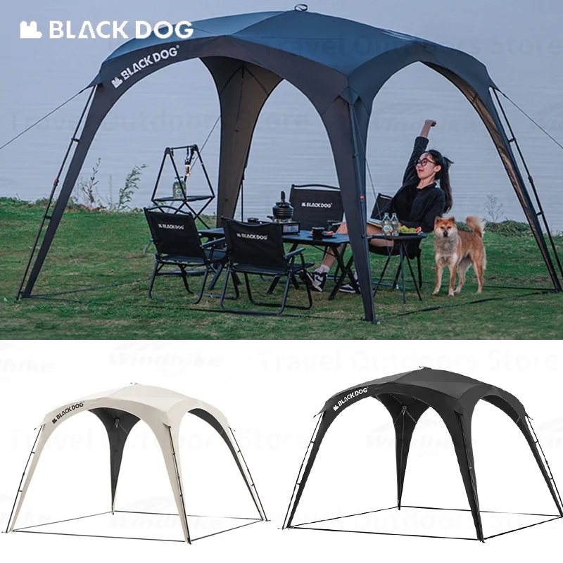 Naturehike BLACKDOG Self Automatic Dome Tent Tarp Canopy Shade Membrane Protection Shelter Outdoor Camping Awning Expand Tarp