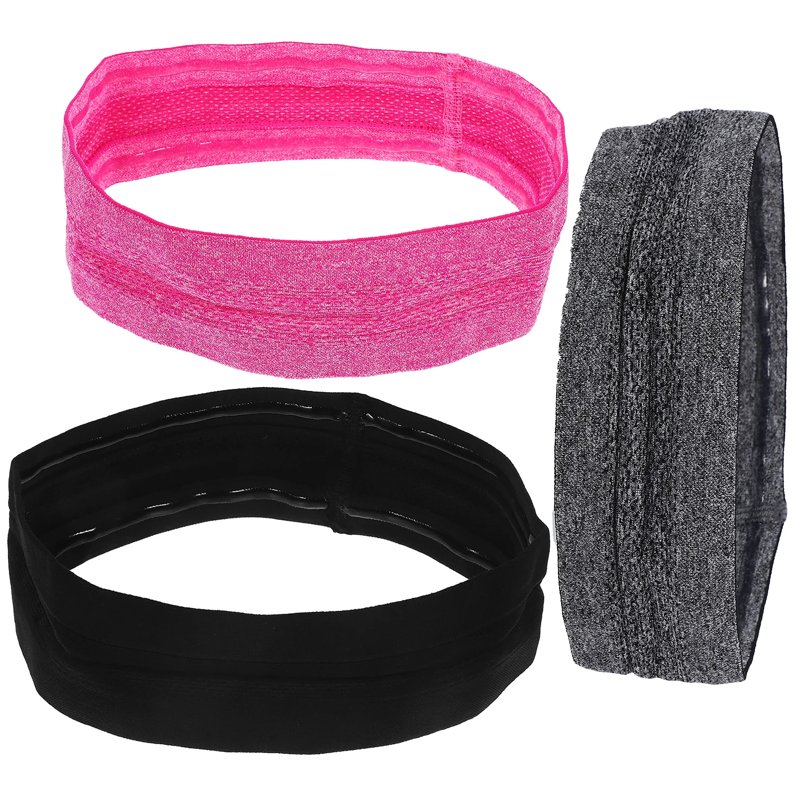 

3 Pcs Sporting Goods Headbands Yoga Moisture-wicking Elastic Headwrap Hairband for Sports Exercise