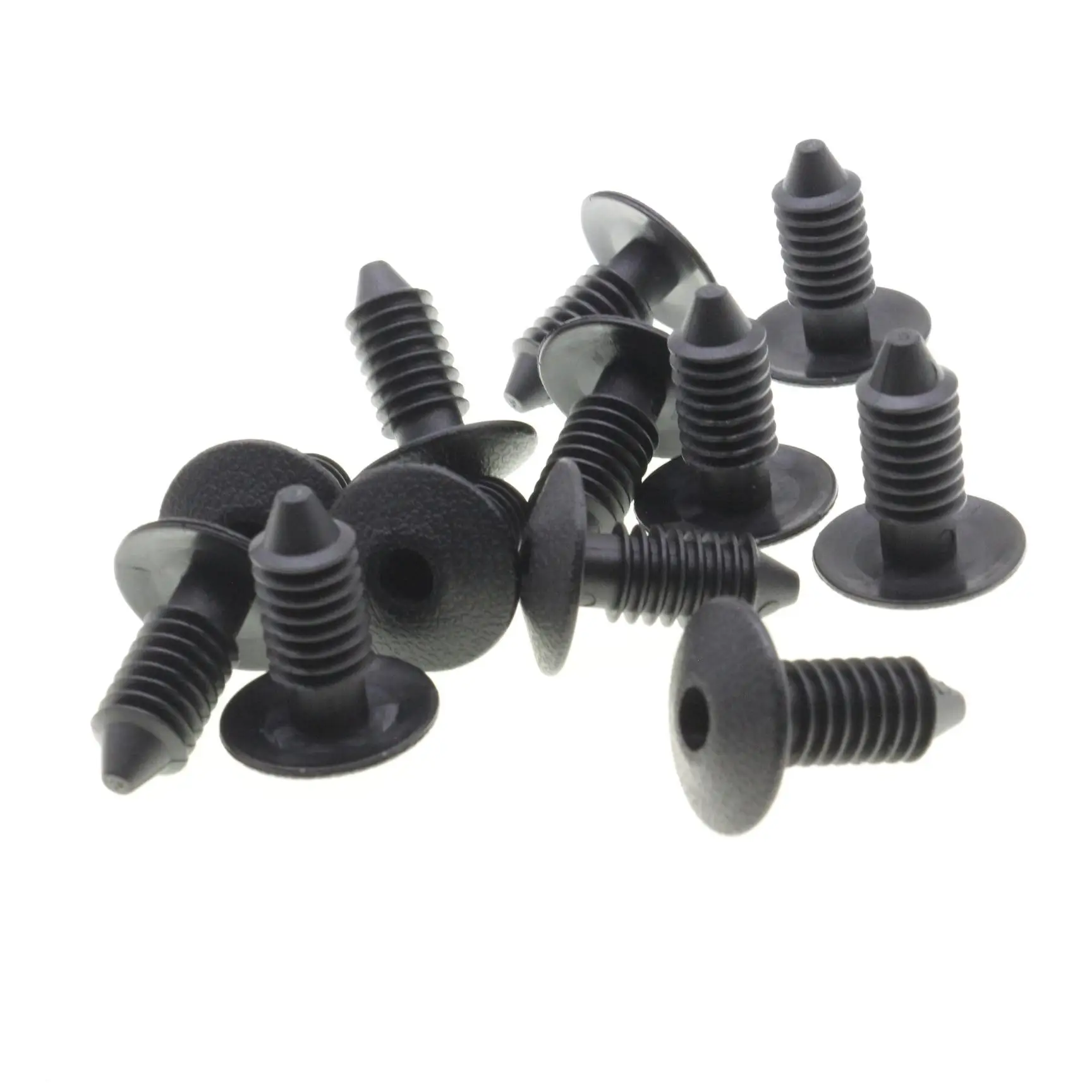 

15 pcs Push-In Roof Headliner Clips Fastener for Fiat Panda Brava Ducato Tipo Lancia Delta Retainer Pin 14568887 Nylon Black