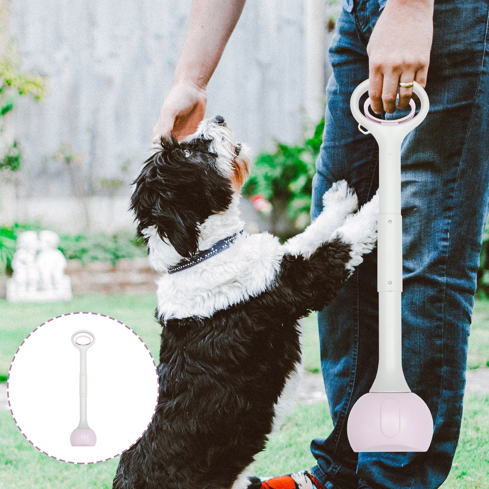 

Dog Pooper Scooper Long Handle Portable Plastic Poop Picker Pet Outdoor Waste Cleaning Tool Pooper Scooper Pet Poop Picker