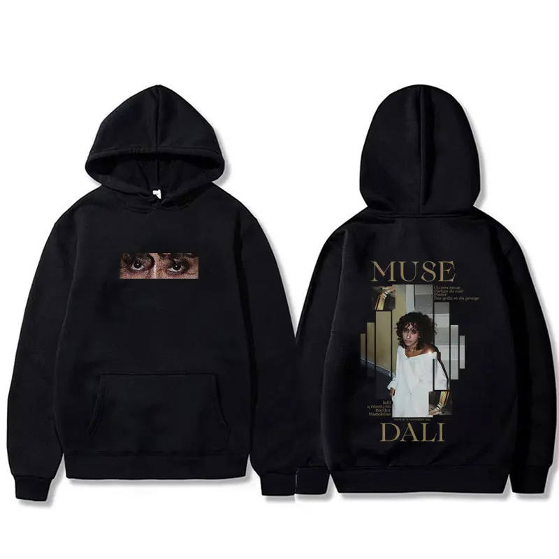 

Rapper Dali Muse Album Graphic Hoodie Men Women Hip Hop Fashion Pop Music Sweatshirt Unisex Vintage Oversized Pullover Hoodies
