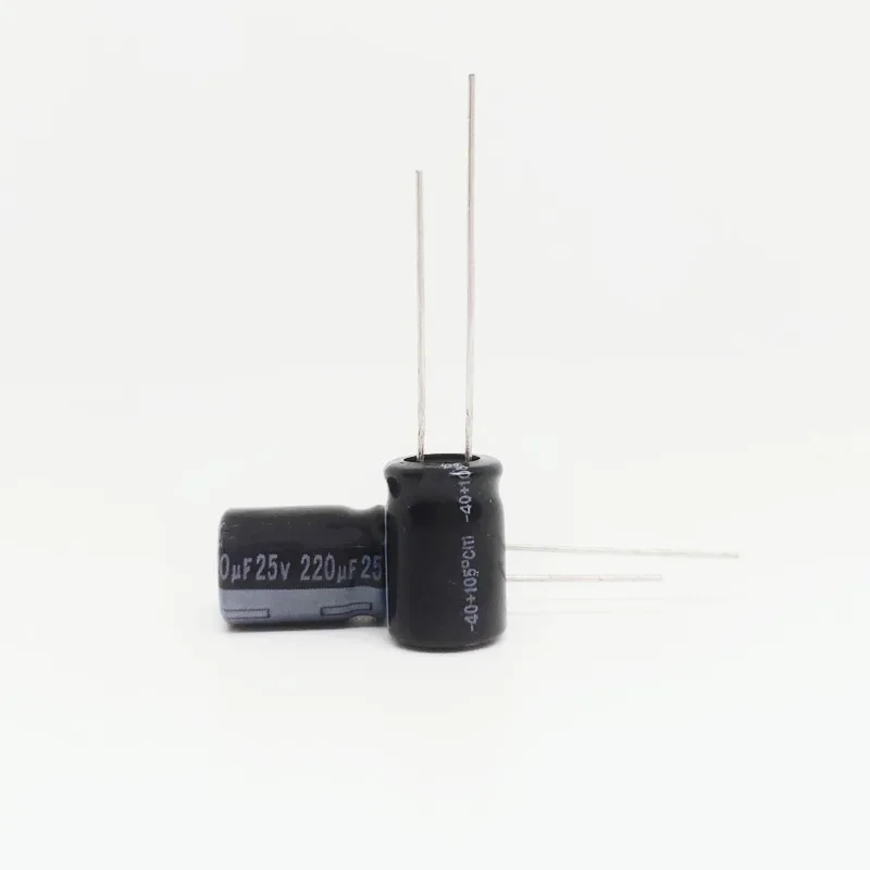 

（1000PCS） NEW 25V220UF Aluminum Electrolytic Capacitors Volume：6*7mm High Quality