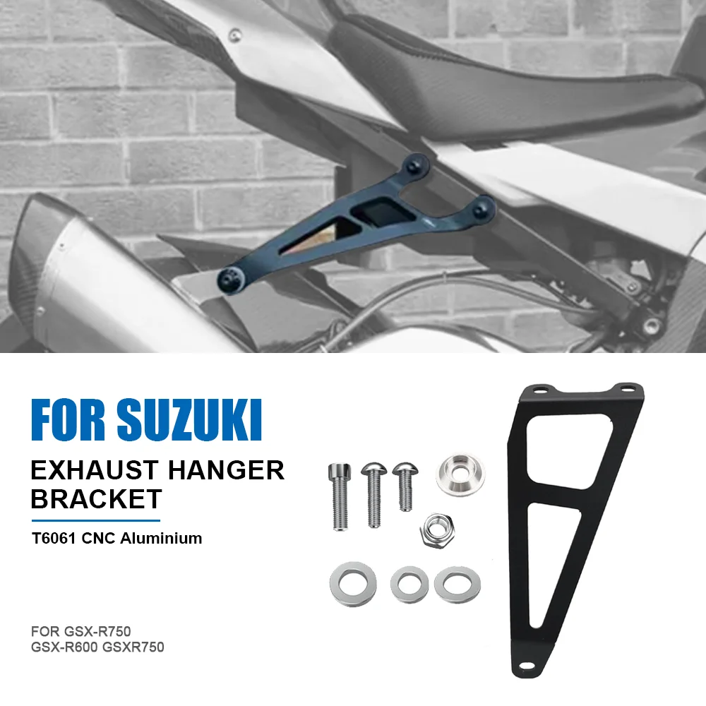 

For SUZUKI GSX-R750 GSX-R600 GSXR750 GSXR600 2008-2009-2010 K8 K9 K10 Aluminum Exhaust Hanger Bracket with Passenger Peg Block