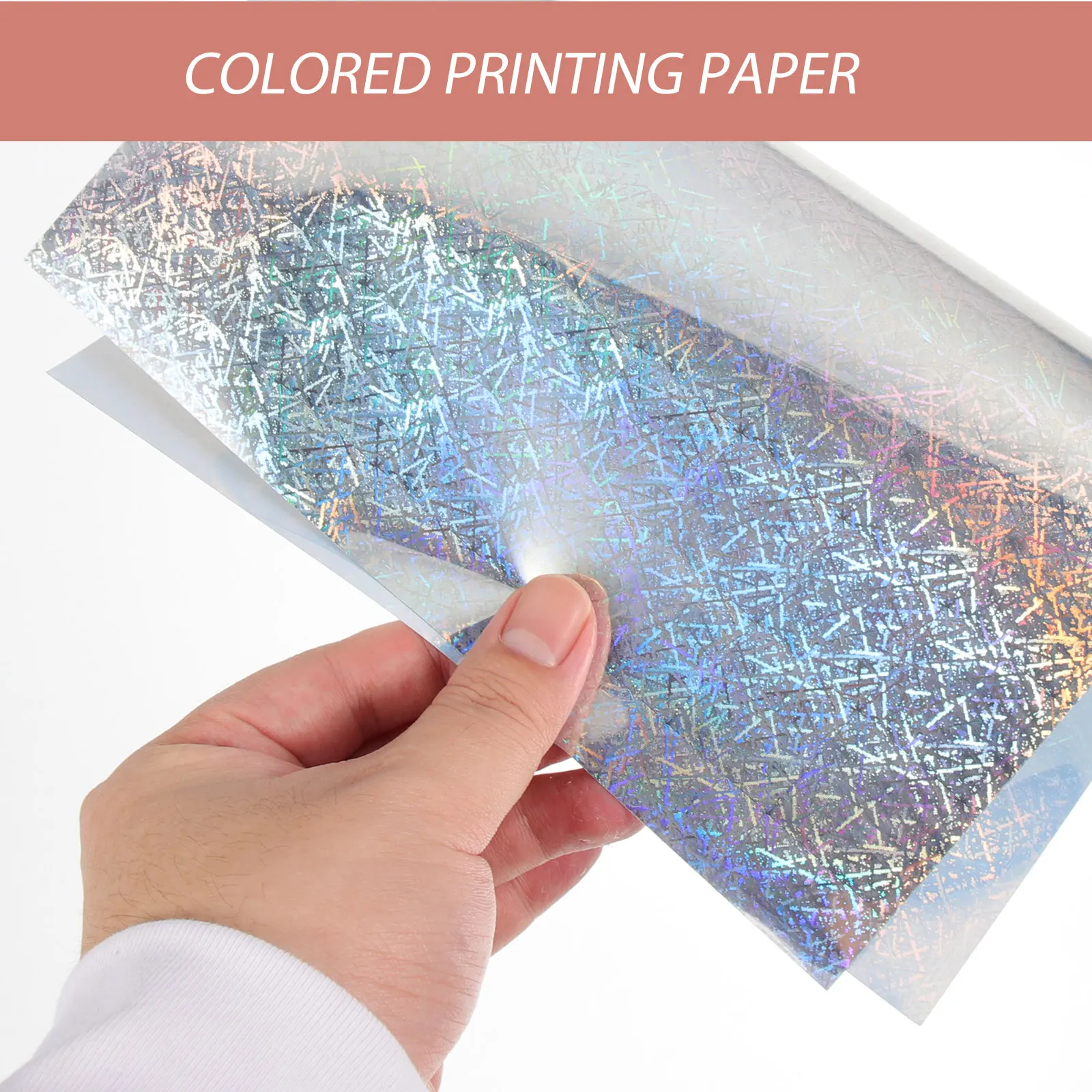 Waterproof Glossy Photo Paper Pet Reflective Printing Sheet Self-Adhesive Colored Paper For Wedding School Office Spray