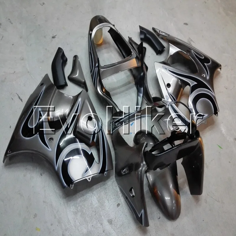 

injection Fairings kit for ZX6R 2000 2001 2002 ZX 6R 00 01 02 silver ZZR600 2005 2006 2007 2008 ABS motorcycle fairings