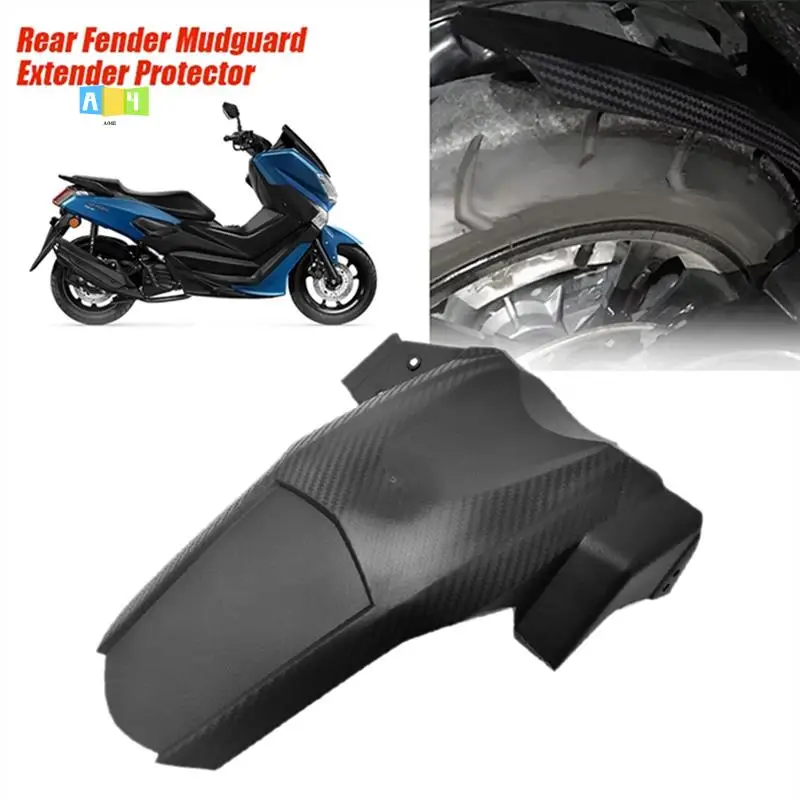 

A04E-Motorcycle Rear Mudguard Splash Guard Extender For Yamaha NMAX150 Nmax155 Nmax 125 2015-2019 Fender Splash Protector