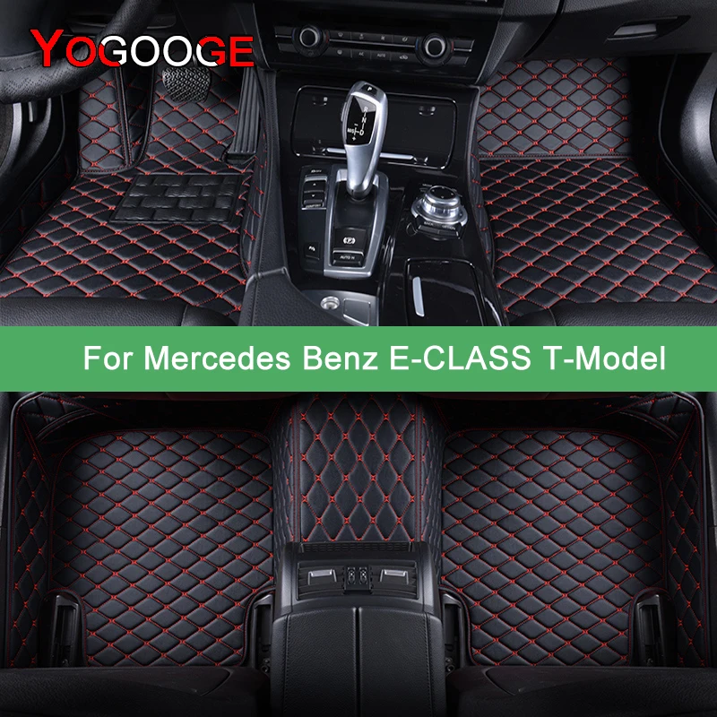 YOGOOGE Custom Car Floor Mats For Mercedes Benz E-CLASS T-Model S211 S212 S213 Estate E320-E500 Coche Accessorie Auto Carpets