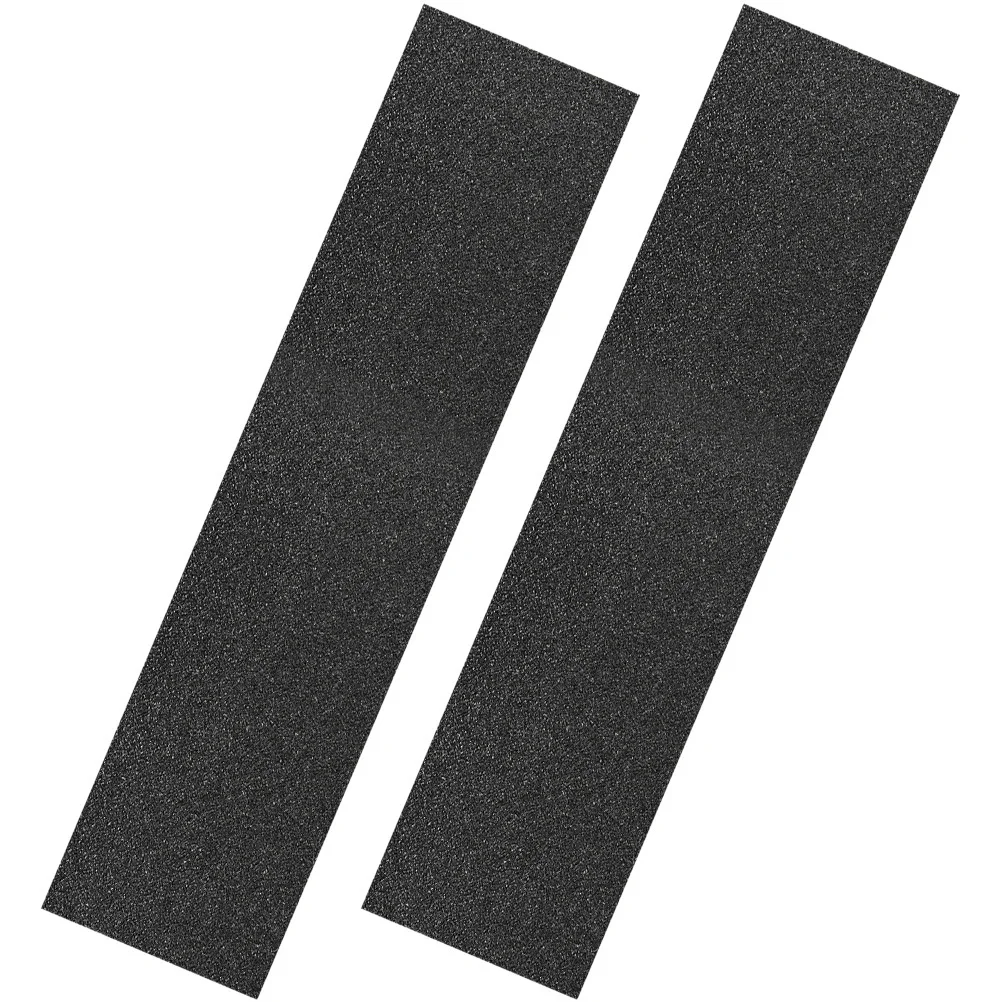 ورقتان من شريط قبضة لوح التزلج الممتاز المضاد للانزلاق، مادة PVC عالية المتانة للحماية المقاومة للاهتراء والديكور الأنيق #1