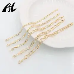 Trendy Luxury Minimalist Jewelry 18k Gold Plated Miami Cuban Adjustable Simple Chain Men Women Bracelet