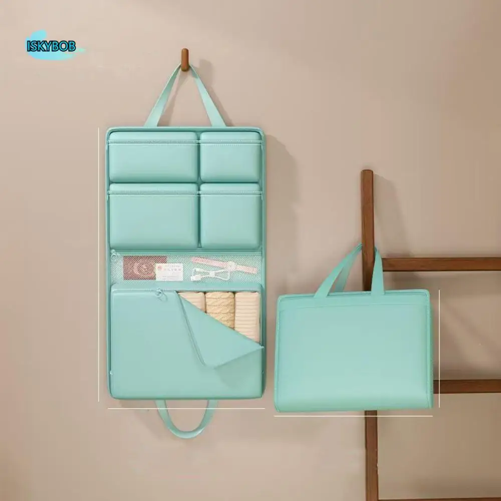 

Дорожная сумка для багажа 7 в 1, подвесная складная дорожная сумка с несколькими карманами, большая вместительная влагостойкая сумка для хранения багажа