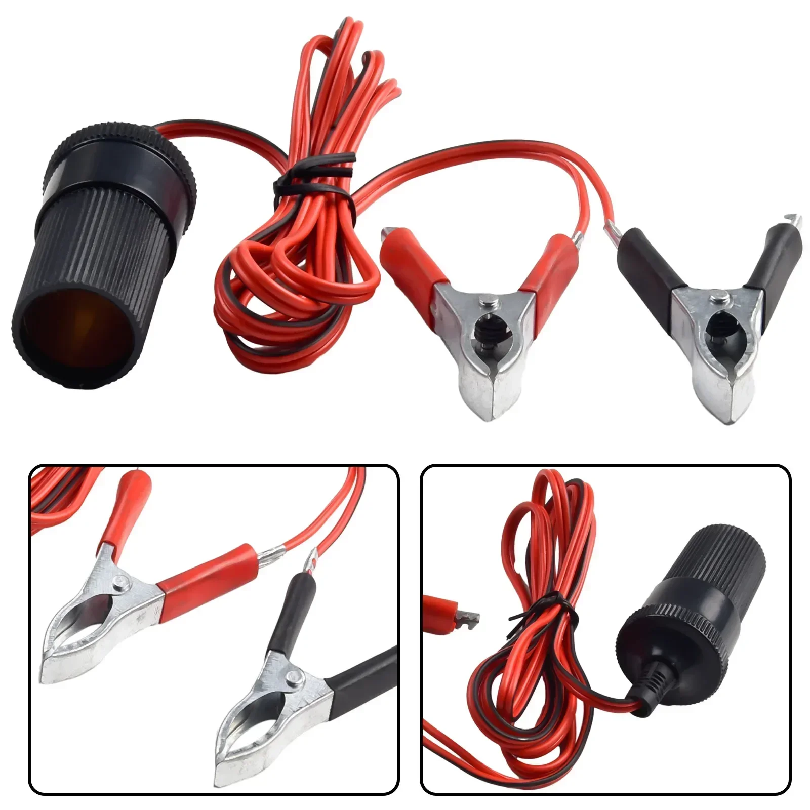 12 Volt Cigar Lighter Car Battery 12V Battery Clamp Car Cigar Lighter Socket Socket Cable Hot Sale 2022 Wholesale 