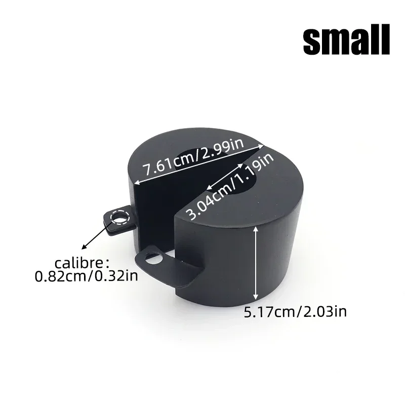 Couvercle de serrure en acier inoxydable, couvercle de poignée de porte, protection antivol, vanne d