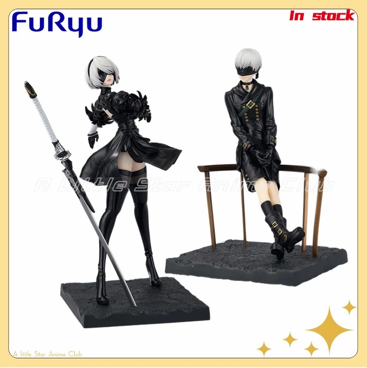 

В наличии оригинальная анимационная фигурка FuRyu TENITOL NieR:Automata Ver1.1a 2B/9S, коллекция моделей, украшения, игрушки