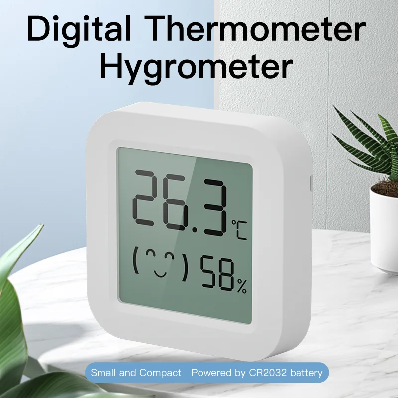 

LCD Digital Thermometer Hygrometer Indoor Room Electronic Temperature Humidity Meter Sensor Gauge Weather Station For Home