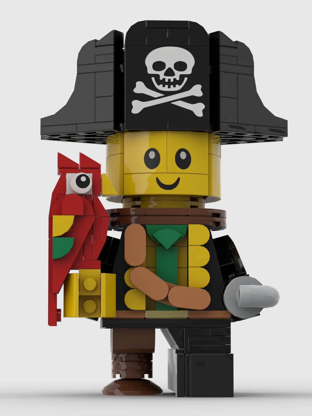 Picture 3: Pirate  Model Desktop Home Ornament, Ideal Holiday Birthday Gift for Collectors
