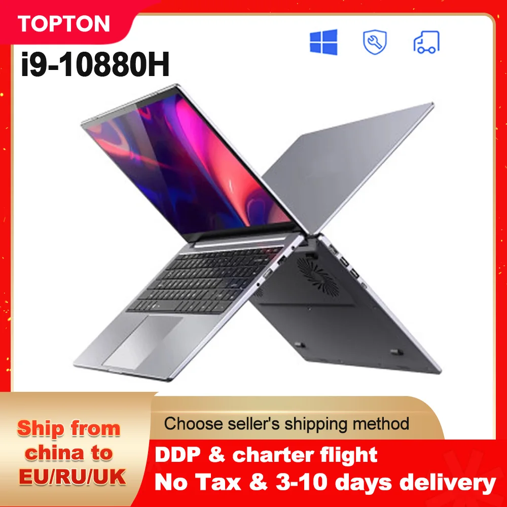 15.6 Inch 12th Gen Intel Gaming Laptop i9 i7 i5 IPS Metal Ultrabook Max 64GB DDR4 4TB NVMe Portable Notebook Office PC Laptops