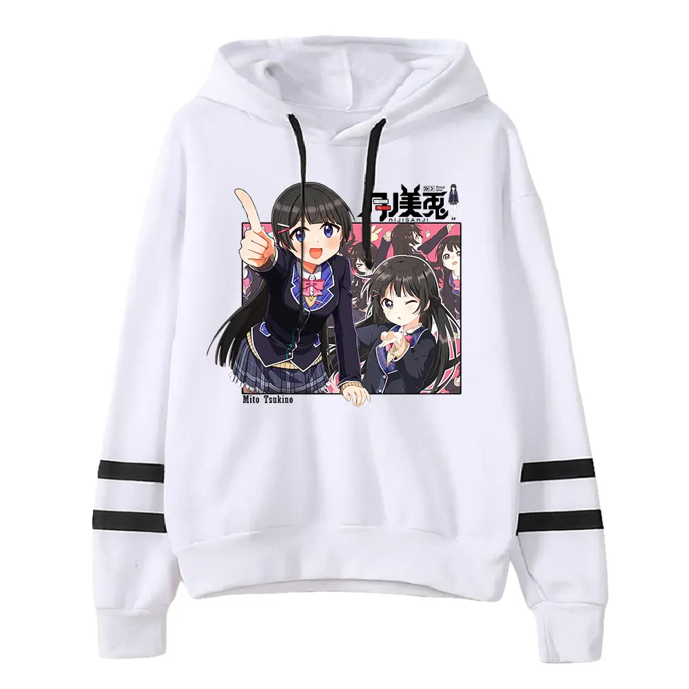 Tsukino Mito Pocketless Hoodie Sweatshirts Preppy Anchor Anime Man Women Pullovers Streetwear Casual Unisex Kawaii Clothing