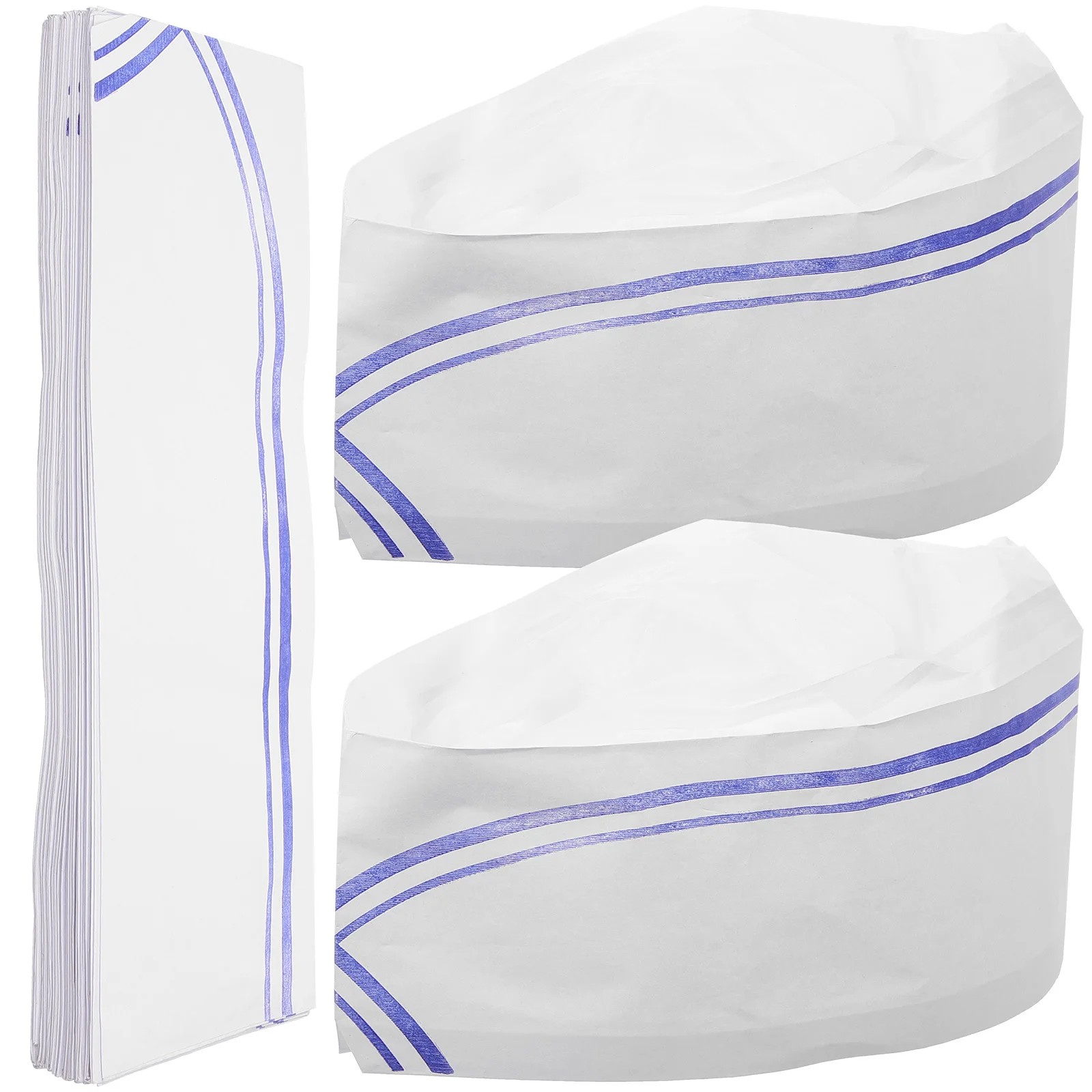 40 pièces cuisine Restaurant Sushi casquette boulangers universel boulangers papier chapeaux épais Chef japonais Restaurant Chef chapeau chapeau chapeau