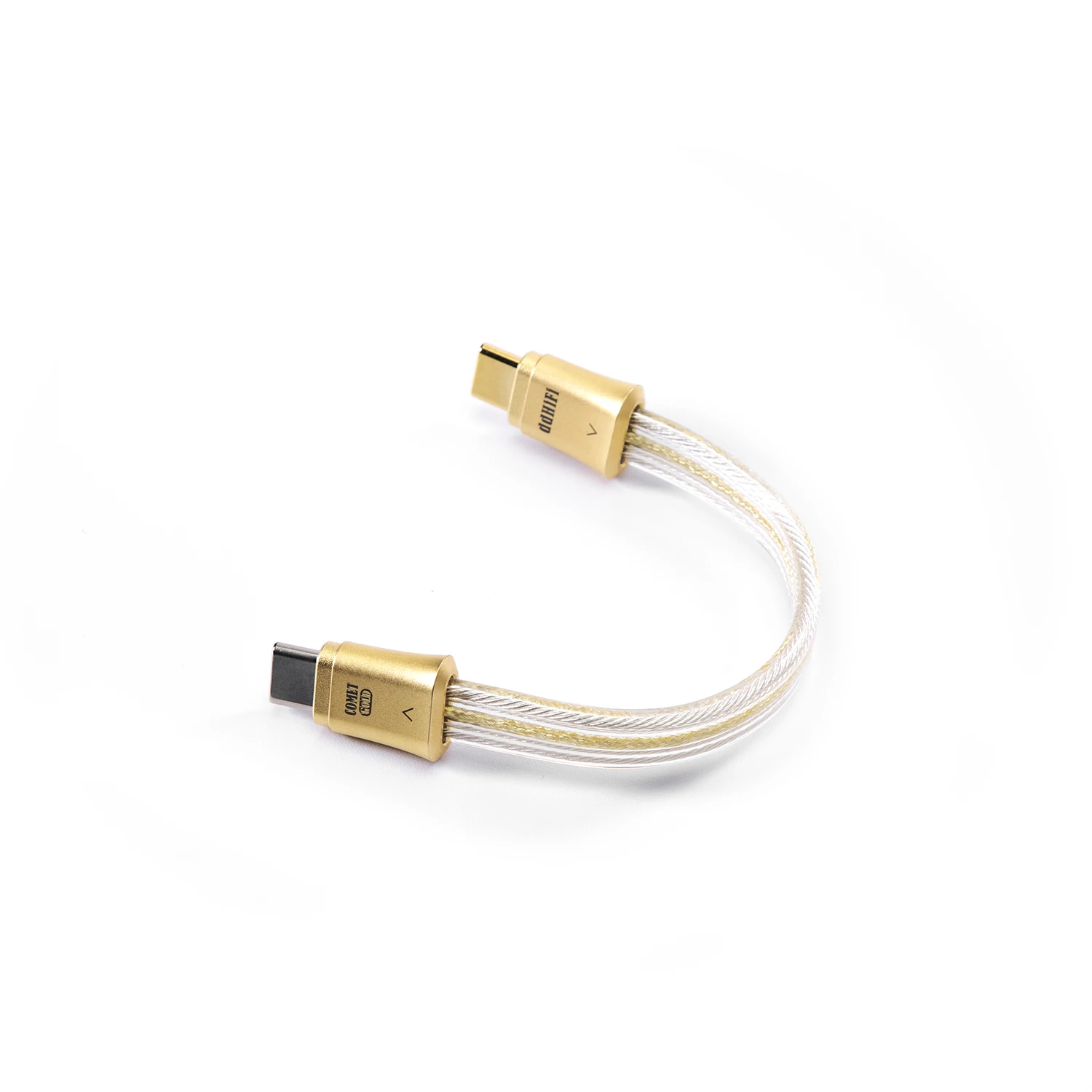 DD ddHiFi TC19CC Gold (Comet Gold) Digitales Signalkabel aus reinem Silber für HiFi DAC AMP, 10 cm/45 cm/100 cm – Detail 10