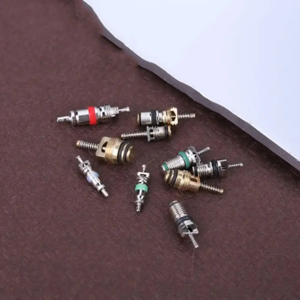 Kit Assortment Kit A/C Core Valves 102Pcs/box Auto Accessories Valve Core Assortment Set Core Valves Kit Air Conditioning Repair